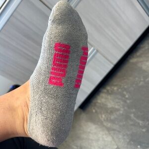Puma socks worn